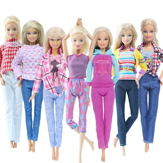 30เซนติเมตรชุดตุ๊กตากางเกงเสื้อแฟชั่นสาวโยคะชุดกีฬาเสื้อผ้าล…