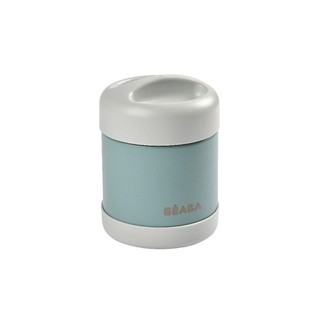 BEABA กระปุกเก็บอาหารสแตนเลส Stainless Steel Isothermal Portion 300 ml (Light Grey / Eucalyptus Green)