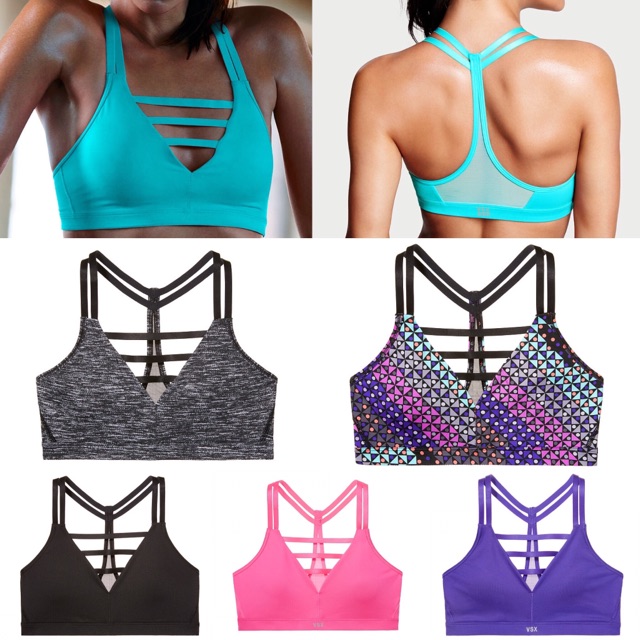 VICTORIA'S SECRET SPORT High-neck Mesh Sport Bra