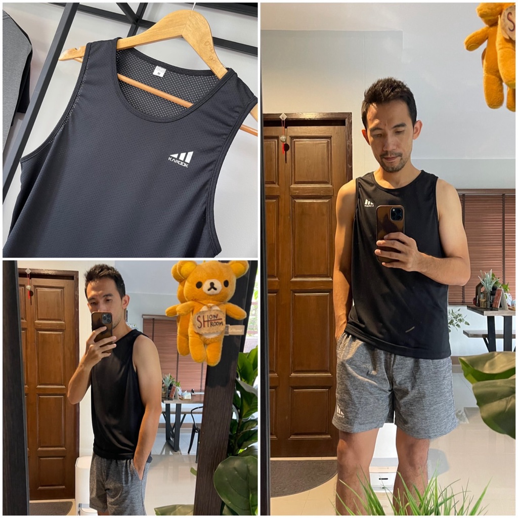 เสื้อวิ่ง เสื้อกล้าม 💪🏻เสื้อออกกำลังกาย 🔥ใส่ได้ทั้งชาย/หญิง🔥 (รบกวนอ่านรายละเอียดดีๆ ก่อนกดสั่งซื้อ)