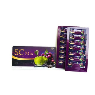 SC Mix Stem Cell สเต็มเซลล์ 14 ซอง/กล่อง นำเข้าจากสวิชเซอร์แลนด์ สเต็มเซลล์สกัดจากพืช รับประกันของแท้ 100%