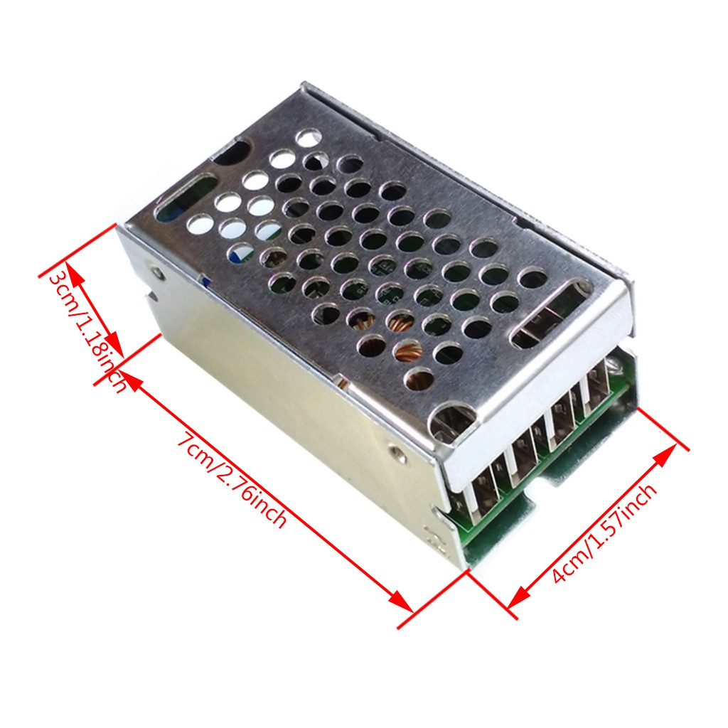 dc - dc โมดูลพาวเวอร์ซัพพลาย 24v/12v to 5 v 5a converter สํารอง lm 2596 s