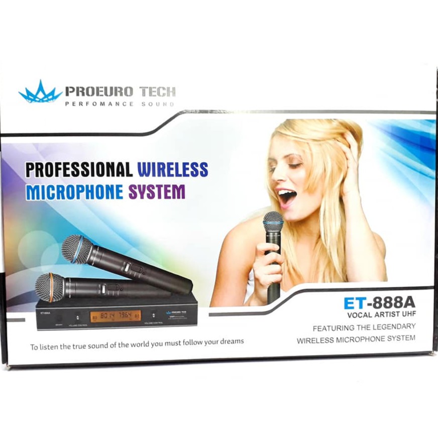 ไมค์ลอย PROEURO TECH รุ่น : ET-888A