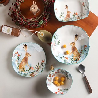 winter forest tableware