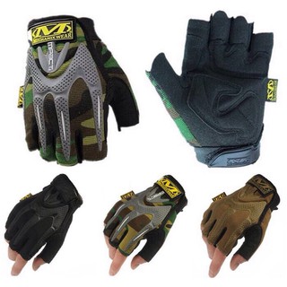 ถุงมือครึ่งนิ้ว ยี่ห้อ  Mechanix M-Pact SIZE M