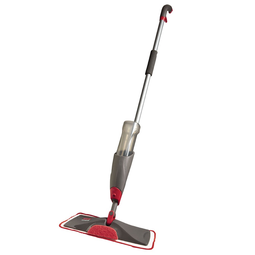Rubbermaid ชุดไม้ถูพื้น รุ่นรีวีลสเปรย์ม็อบ 1M15 ผ้าไมโครไฟเบอร์ถอดซักได้ ไม่ต้องบิด ไม่ต้องใช้ถังน้ำ