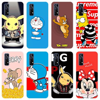 เคสสำหรับ Realme 7 Case Silicone Back Cover Soft Casing Realme 7 2020 Realme7 cartoon TPU เคส