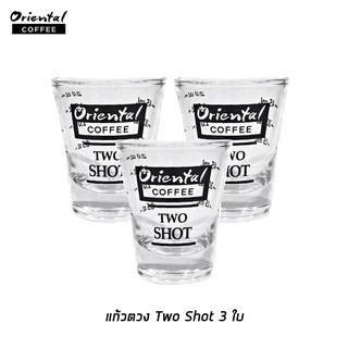 แก้วตวงผสม 2 ช็อต 3 ใบ Oriental Coffee แก้วตวงผสม Two Shot 3 ใบ