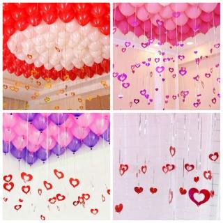 ริบบิ้น diy รูปทรงหัวใจประดับพู่อุปกรณ์สําหรับงานหัตถกรรม 100 ชิ้น