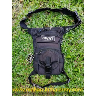 กระเป๋า SWAT แบบคาดเอว - คาดขา สีดำ , ลายพราง