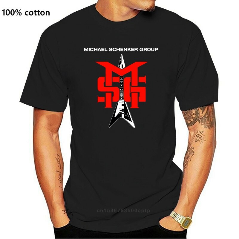 เสื้อยืดผู้ชาย Michael Schenker Group Msg Jazz O คอผ้าฝ้าย