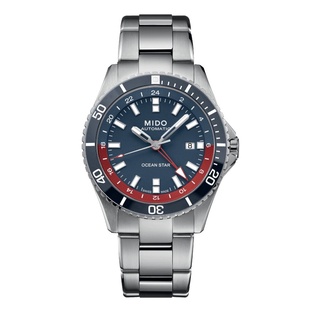 (ประกันศูนย์ไทย 2 ปี) MIDO OCEAN STAR GMT รุ่น M026.629.11.041.00 (Pepsi แถมสายผ้า)