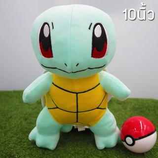 เซนิกาเมะ 10นิ้ว - ตุ๊กตาฟิกเกอร์ โปเกม่อน Zenigame - Squirtle ลิขสิทธิ์แท้ Pokemon