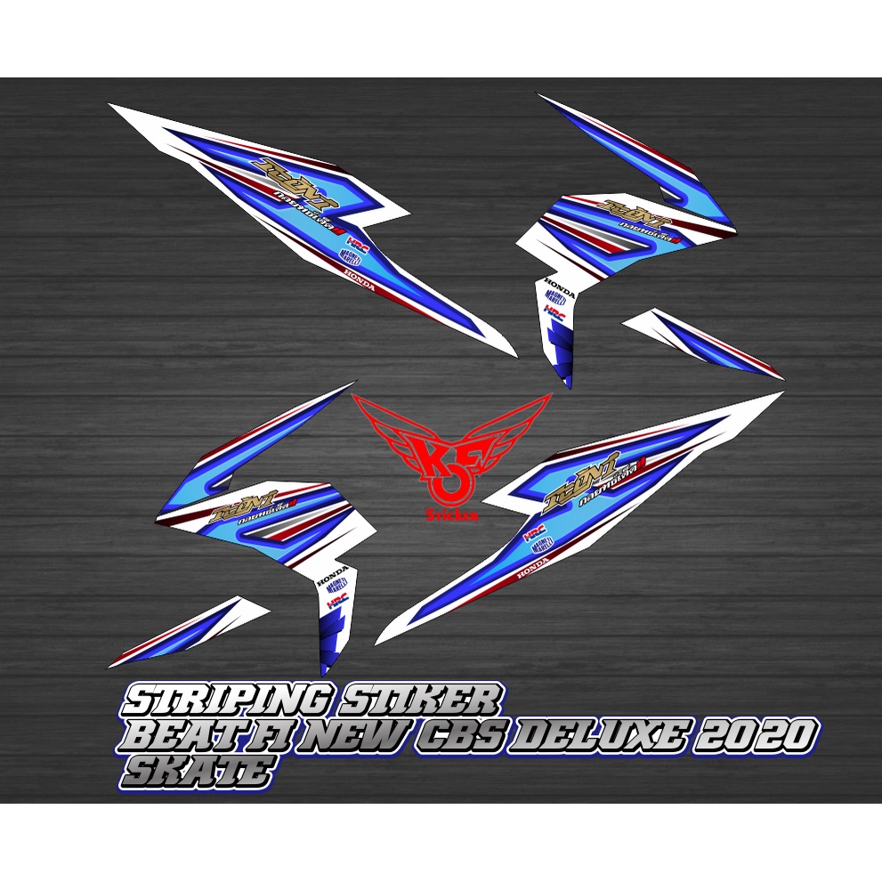 STRIPING STICKER LIST VARIATION BEAT FI NEW CBS DELUXE 2020 SKATE