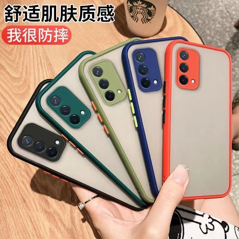 [ส่งจากประเทศไทย] ขอบสีผิวด้าน Case OPPO A94 เคสกันกระแทก ขอบนิ่มหลังแข็ง เคสมือถือ สามารถป้องกันกล้