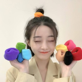 💚💙💜 scrunchie พร้อมส่งค่า ยางรัดผมแบบยืดได้เยอะมาก 1 เซต ได้ 12 ชิ้น สีน่ารักสดใส ☆ Price : 79฿/set