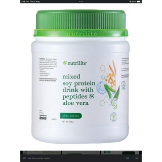 500g นิวทรีไลท์ออลแพลนท์โปรตีน Nutrilite Protein soy plant Amway Dink Powder Mixed/450g Green Tea