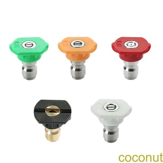 [Coco]5pcs/set High Pressure Spray Head Car Washing Pipe Hose Sector Sprayer Foam Soap Water Nozzle