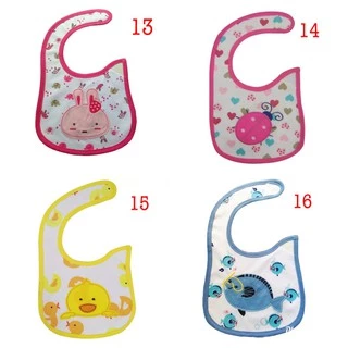 น่ารักคู่ชั้นผ้ากันน้ำลายเด็กผ้ากันเปื่อนเด็ก Bibs ผ้ากันเปื้อนลายการ์ตูนลายสัตร์น่ารักชายหญิง