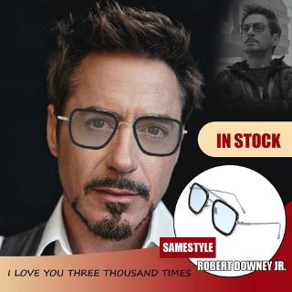 The Avengers แว่นกันแดดวินเทจสุดหรู ป้องกันรังสียูวี Tony stark