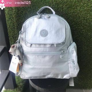 Kipling Matta Small Metallic Backpack ของแท้ ราคาถูก