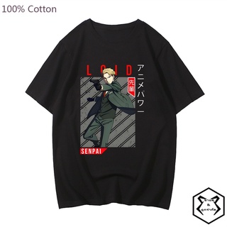 Gildan เสื้อยืดลําลอง แขนสั้น พิมพ์ลายอนิเมะ Spy X Family Loid Forger สําหรับผู้ชาย