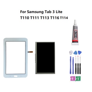 แผงหน้าจอสัมผัส LCD สําหรับ Samsung Galaxy TAB 3 T110 T113 T116 T114