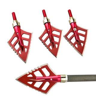 6/12pcs 125 Grains การล่าสัตว์ธนู Arrowhead สแตนเลส Arrow หัวเป้าหมายจุด Broadheads สำหรับ Compound/ Recurve Bow Shoot