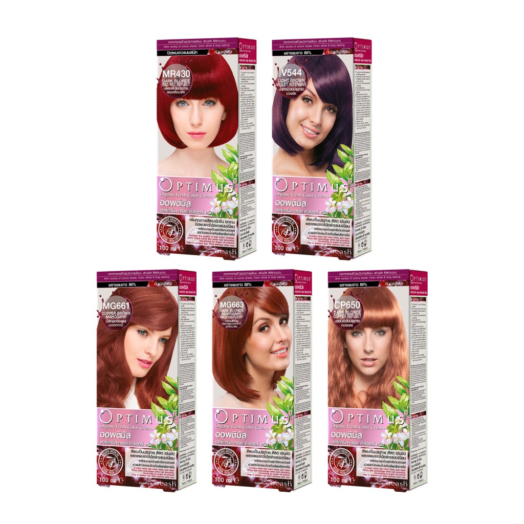 [โทนสีแดง] ดีแคช ออพติมัส คัลเลอร์ ครีม 100 ml. [ครีมเปลี่ยนสีผม]