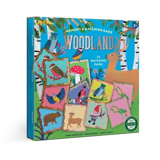 eeBoo Woodland Memory &amp; Matching Game เกมทดสอบความจำและจับคู่ ภาพชีวิตในป่า