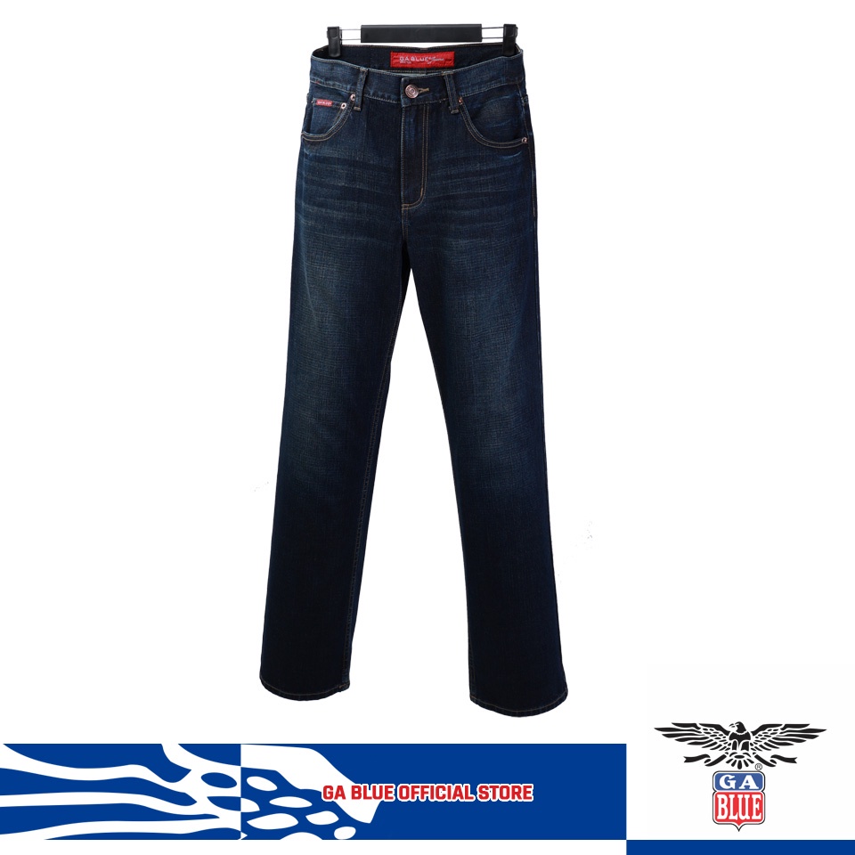 GA Blue 911 Mens Regular Rise Regular Fit Jeans - 1333
