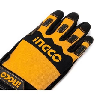 INGCO ถุงมือช่าง ไมโครไฟเบอร์ รุ่น รุ่น HGMG62-XL (รุ่นทนทาน & ลุยงานหนัก) สินค้าใหม่