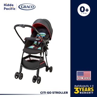 [ใช้ 2 โค้ดลดเพิ่ม] Graco Citi Go Stroller รถเข็นเด็ก เข็มขัดนิรภัย 5 จุด หลังคาปรับได้หลายระดับ พับเก็บ - กาง ง่ายเพียงมือเดียว สำหรับเด็กวัยเเรกเกิด - 15 ก.ก.