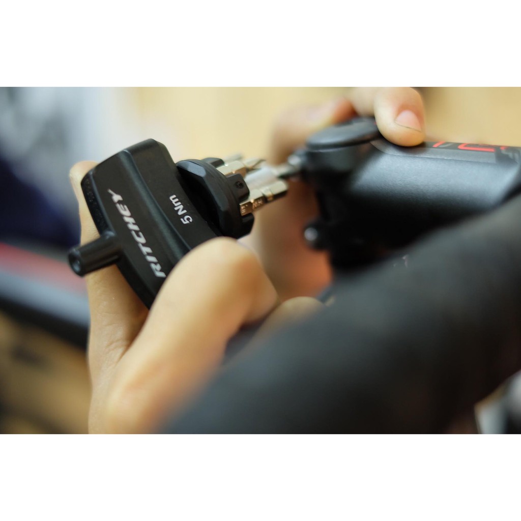 Ritchey ประแจทอร์ค 5NM ประกอบได้ด้วยหัวแปลง หกเหลี่ยม 3,4,5 T25 T20 หัวแฉกไขควง