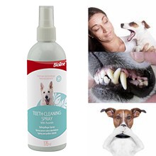 ยาสีฟันสุนัข ยาสีฟันแมว สเปรย์ระงับกลิ่นปาก Bioline / Trixie ลดหินปูนสะสม ยับยั้งแบคทีเรีย ในช่องปากสุนัขและแมว