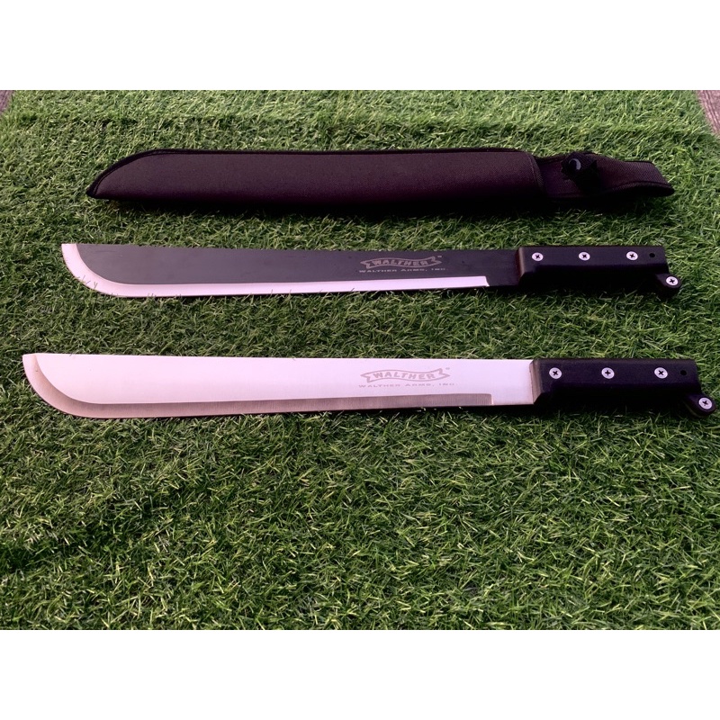 มีดWalther มีดสปาต้า มีดมาเชเต้ Machete ขนาด 21.3 นิ้ว (54 ซม.) พร้อมซองไนล่อนสำหรับเก็บมีด้วย