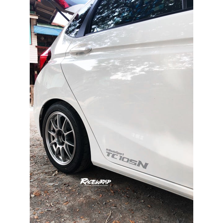 สติกเกอร์ wedsport tc105n  tc105xติดชายประตู เหมาะสำหรับรถที่ใส่ล้อแม็กลายtc สามารถติดได้ทุกรุ่น ทุกยี่ห้อ - รูปที่ 5