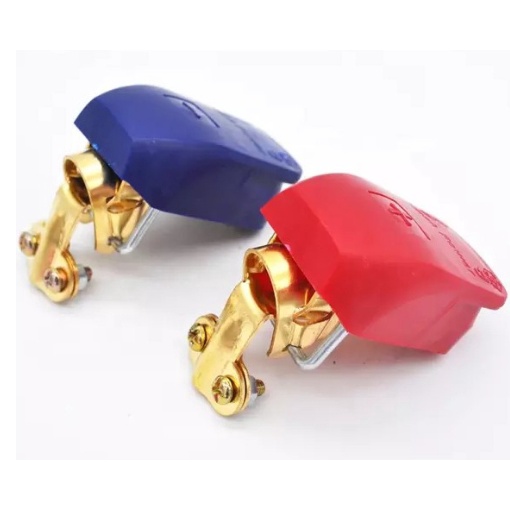 ขั่วแบตเตอรี่ พร้อมฝาครอบ ในตัว ดึงง่าย แข็งแรงแน่น100% ปลดเร็ว ( ขายคู่ ) ร้านไทย ส่งไว - รูปที่ 2