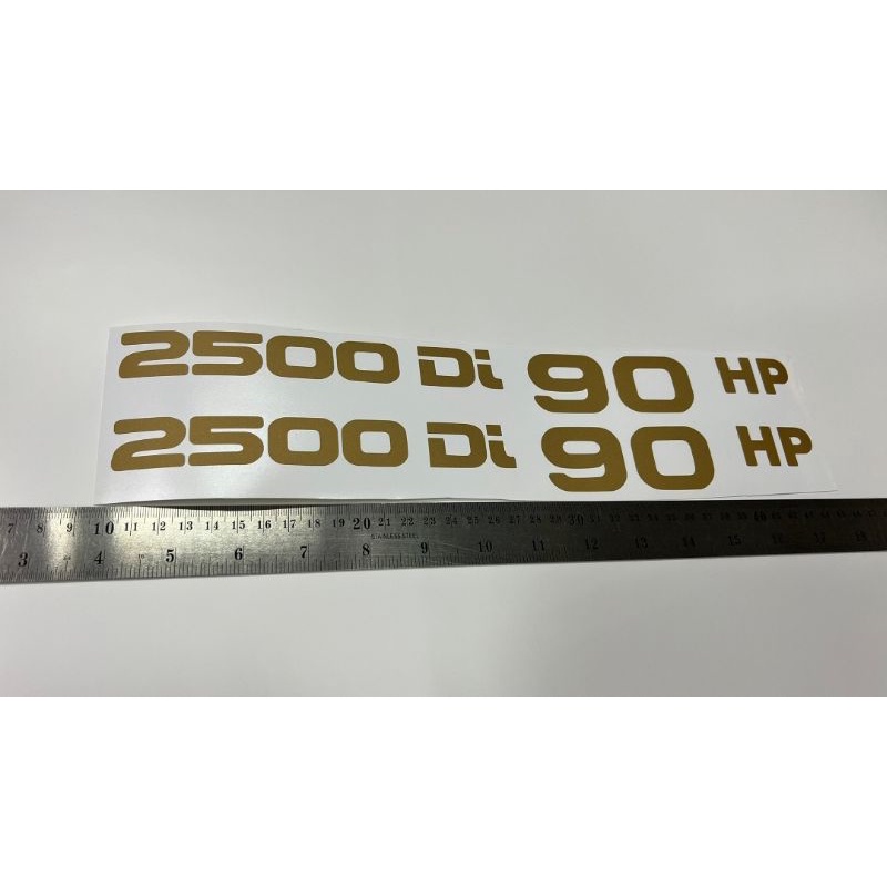 สติ๊กเกอร์ 2500 Di  90 HP ติดแก้มท้ายรถ ISUZU Dragon ราคา ถูกที่สุด ดีลบีเคเค แกลเลอรีภาพที่ 6