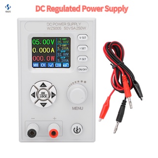 【พร้อมส่ง】DC แหล่งจ่ายไฟควบคุมแบบดิจิตอลที่มีความเสถียรแบบปรับได้ DC6-55V WZ5005 DC