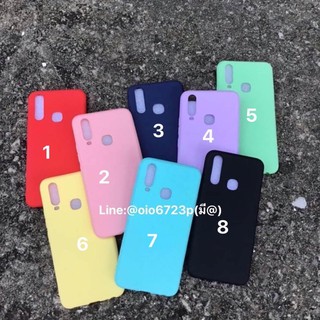 เคสสีพื้นVivo Y11/Y12/Y15/Y17  Y55/Y55s Y91/Y91i/Y95/Y93 Y91C Y30/Y50 Y31