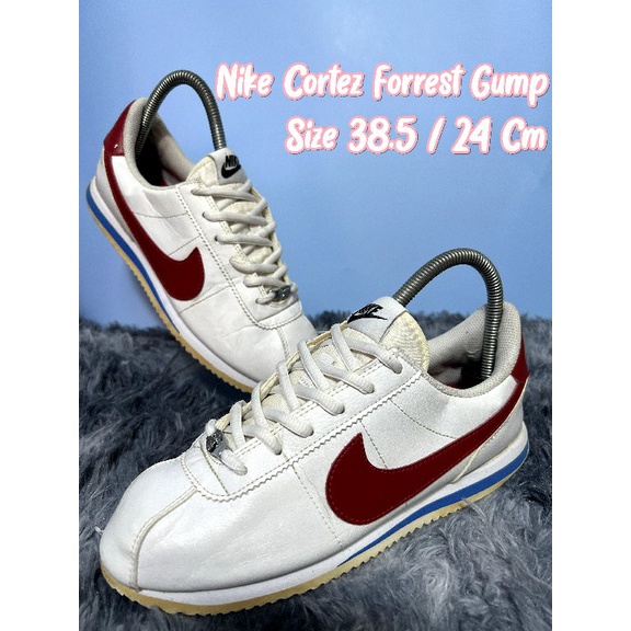 Nike Cortez Forrest Gump Size 38.5 / 24 Cm รองเท้าผ้าใบมือสอง คุณภาพดี ราคาสบายกระเป๋า