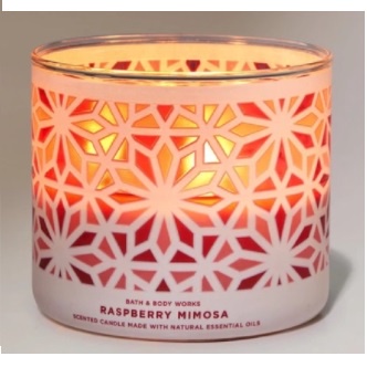 Bath &amp; Body Works Scented Candle #Raspberry Mimosa 411 g