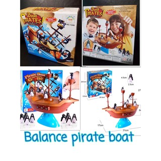 เกมส์เพนกวินตกเรือโจรสลัด  Private boat balancing game