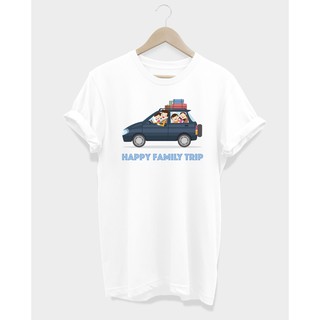 เสื้อยืดออกทริป HAPPY FAMILY TRIP TEE-SHIRT