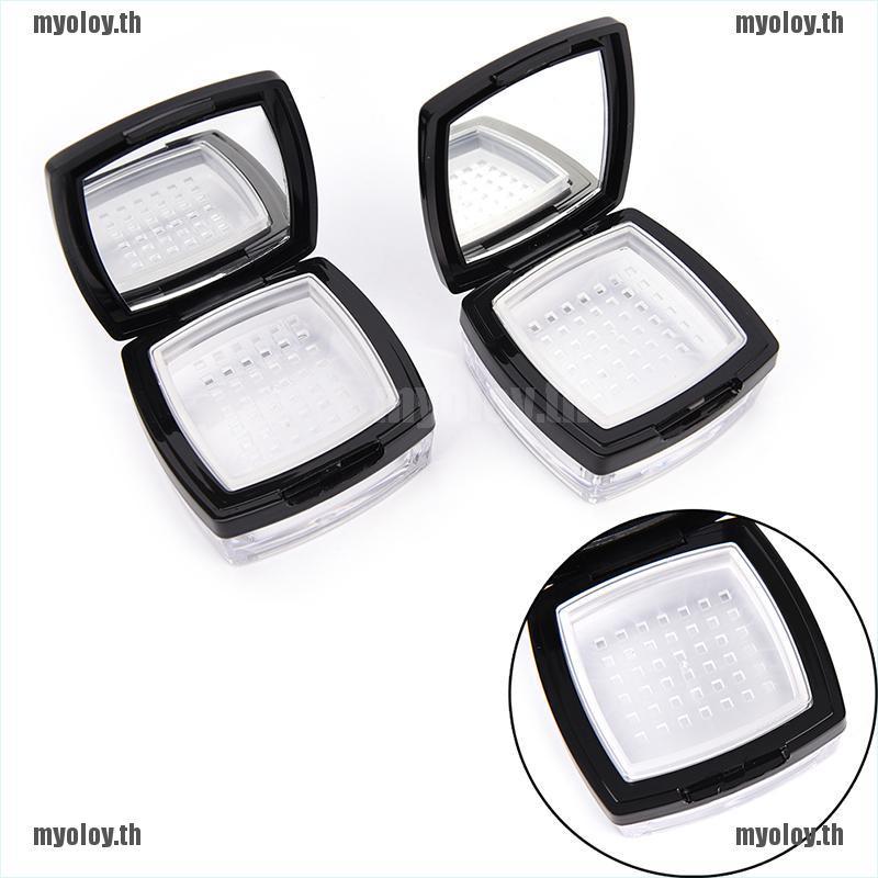 MYOL 1 ชิ้น 10 กรัมเครื่องสําอางที่ว่างเปล่า Sifter หลวม Jar คอนเทนเนอร์พัฟกล่องแต่งหน้า Travel