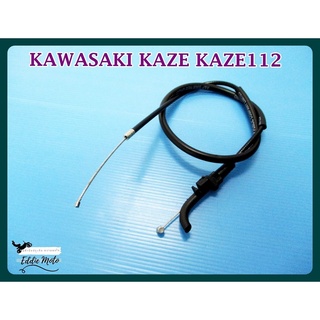 KAWASAKI KAZE KAZE112 UPPER THROTTLE CABLE "GRADE A" // สายคันเร่งบน มอเตอร์ไซค์ คาวาซากิ สินค้าคุณภาพดี