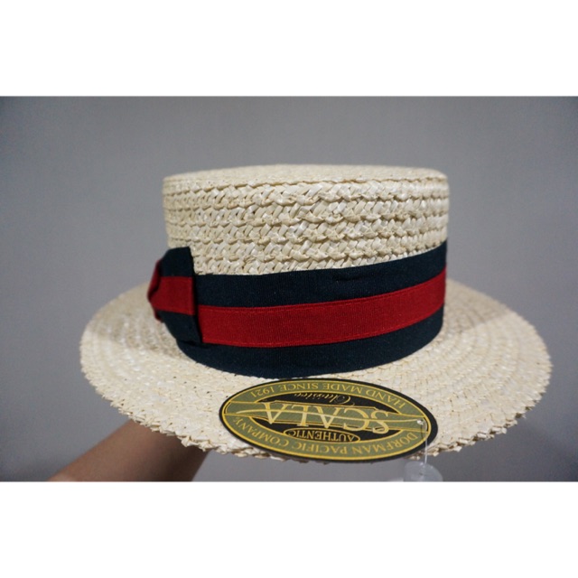 Pre-order หมวก Authentic SCALA Boater Hat from USA (รวมส่ง)