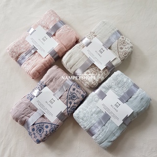 ผ้าห่มสไตล์ญี่ปุ่นทอหนา 4 ชั้น Four-layer cotton gauze blankets (Size 150x200 cm.)