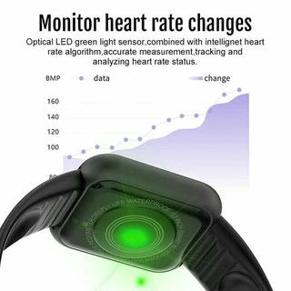 สมาร์ทวอทช์ Y68 D20 สร้อยข้อมือบลูทูธ Heart Rate สมาร์ทวอทช์